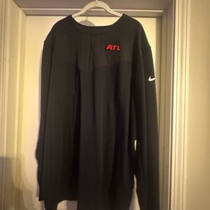 Brand New Black Nike ATL Falcons Half Zip Sweatshirt